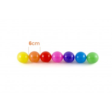 Kulki piłki kolorowe do basenu kojca namiotu 200 szt 6 cm